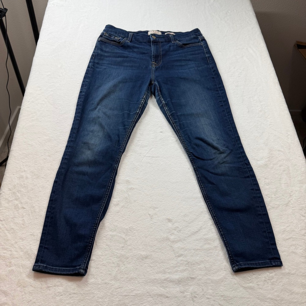 Jen7 by 7 For All Mankind Legging Ankle Jeans‎ Womens 8 Blue Good Stretch